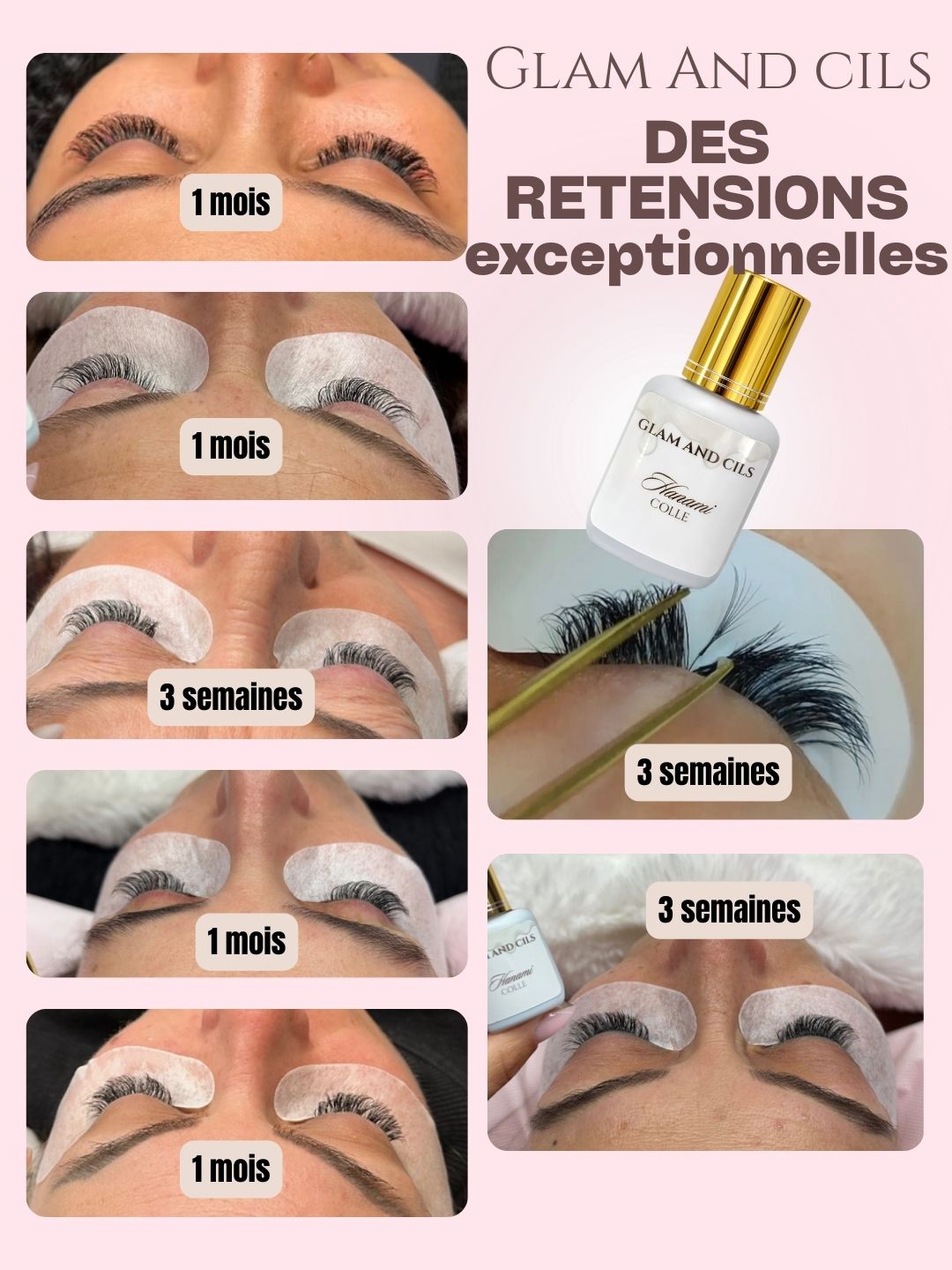 Colle pour extensions de cils -HANAMI-